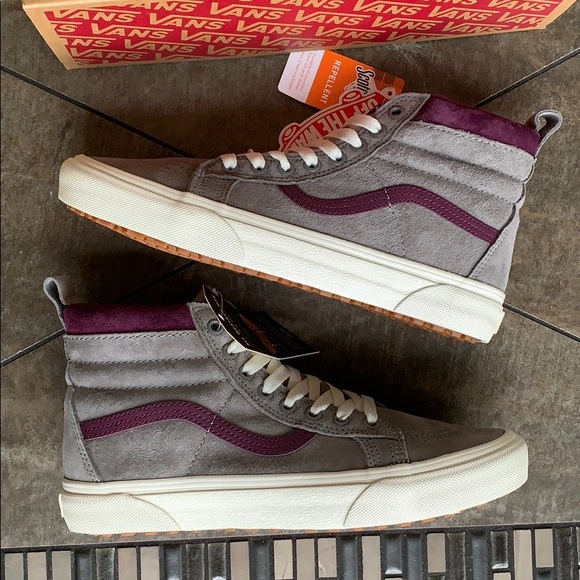 VANS SK-8-HI MTE FROST GRAY/PRUNE WMNS - Picture 5 of 16